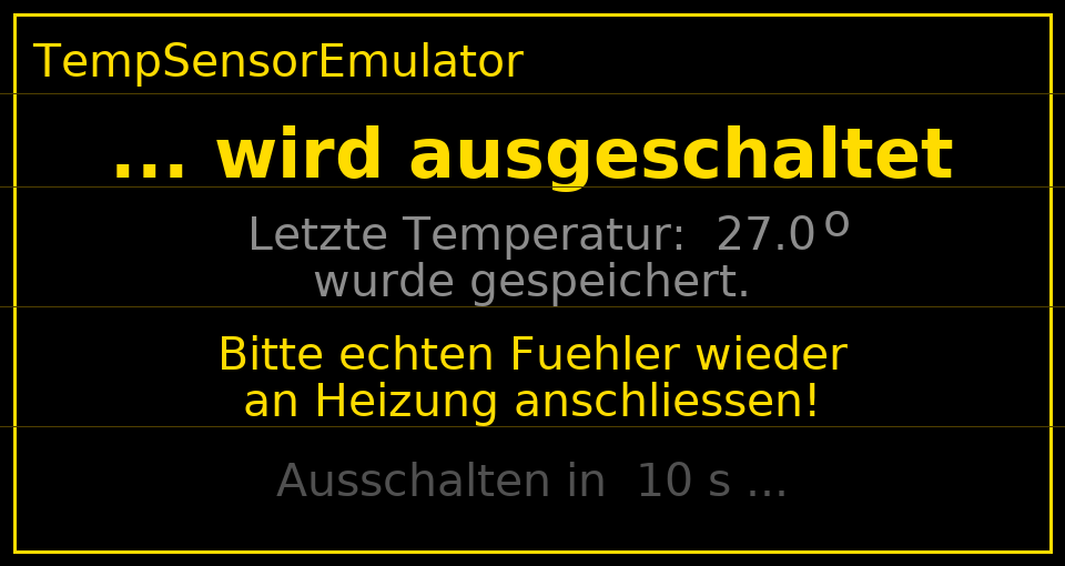 Shutdown-Screen